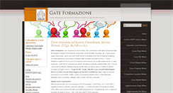 Desktop Screenshot of gateformazione.it